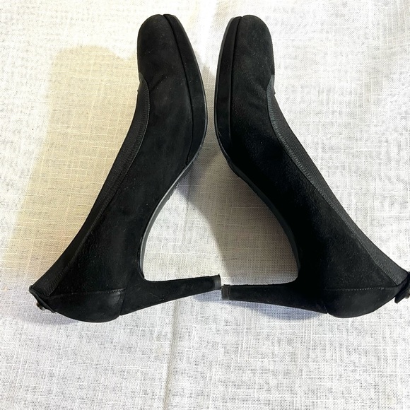 Stuart weitzman black hills suede 8m high heel shoes - Picture 9 of 10